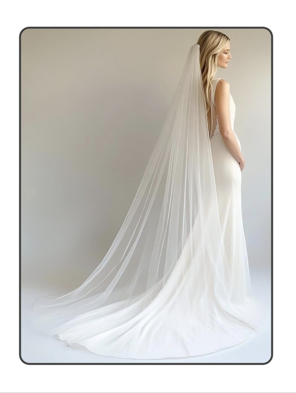 Cathedral Bridal Long Veil